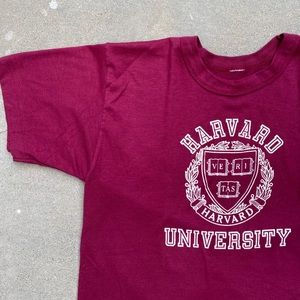Vintage 70s Harvard university t shitt